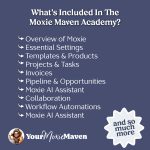 the moxie maven academy course outline