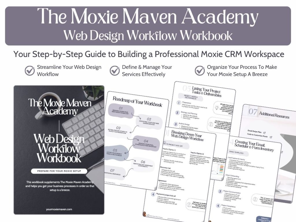 academy course workbook collage