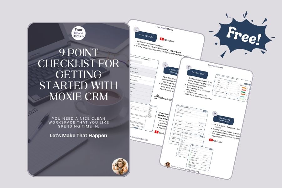 9 point checklist for getting started with moxie cover